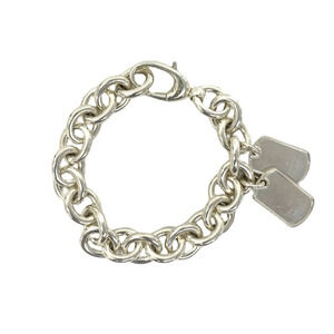 GUCCI Silver Charm Bracelet